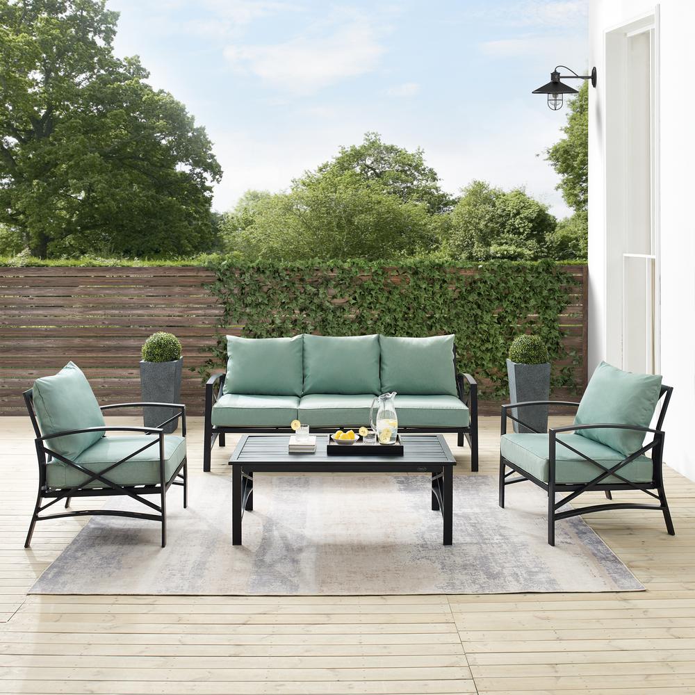 Kaplan 4Pc Outdoor Sofa Patio Furniture Set – Sofa