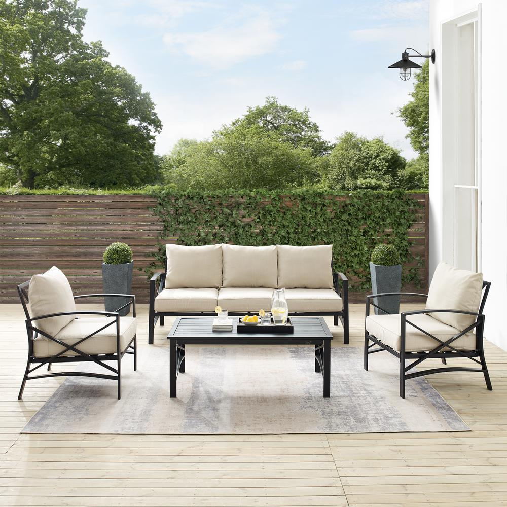 Kaplan 4Pc Outdoor Sofa Patio Furniture Set – Sofa