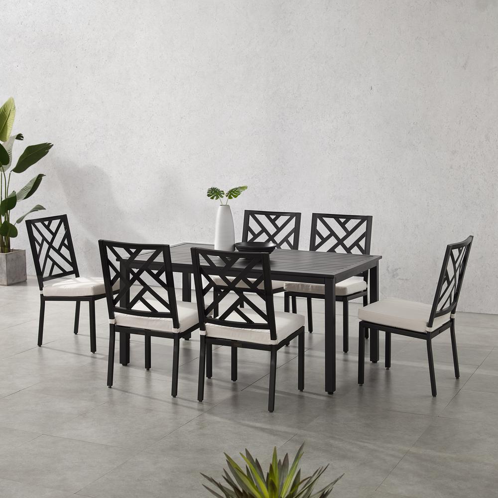Locke 7Pc Outdoor Dining Set – Table & 6 Chairs