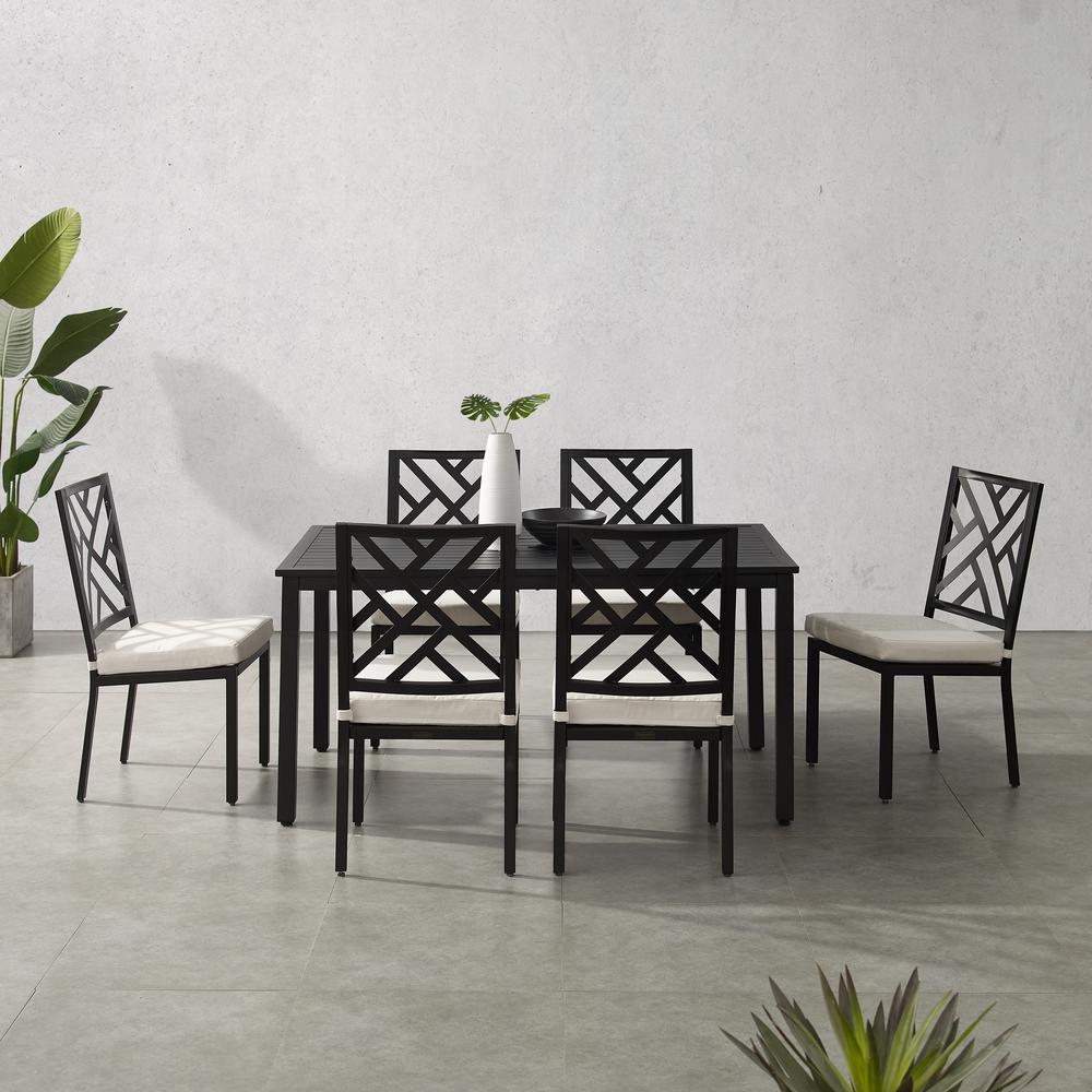 Locke 7Pc Outdoor Dining Set – Table & 6 Chairs