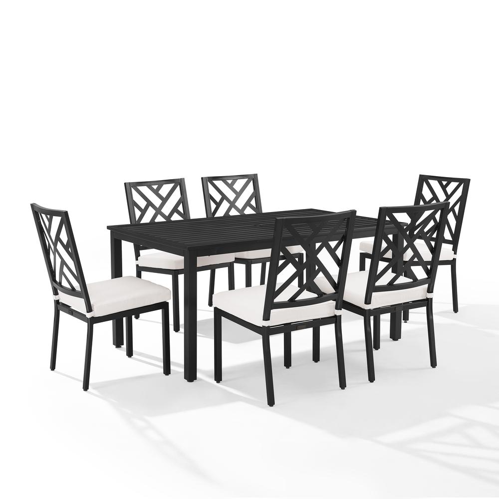 Locke 7Pc Outdoor Dining Set – Table & 6 Chairs