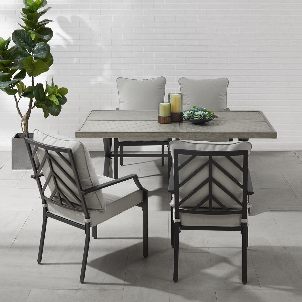 Otto 5Pc Outdoor Dining Set – Table & 4 Chairs