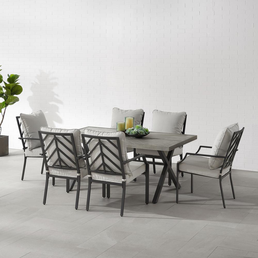 Otto 7Pc Outdoor Dining Set – Table & 6 Chairs