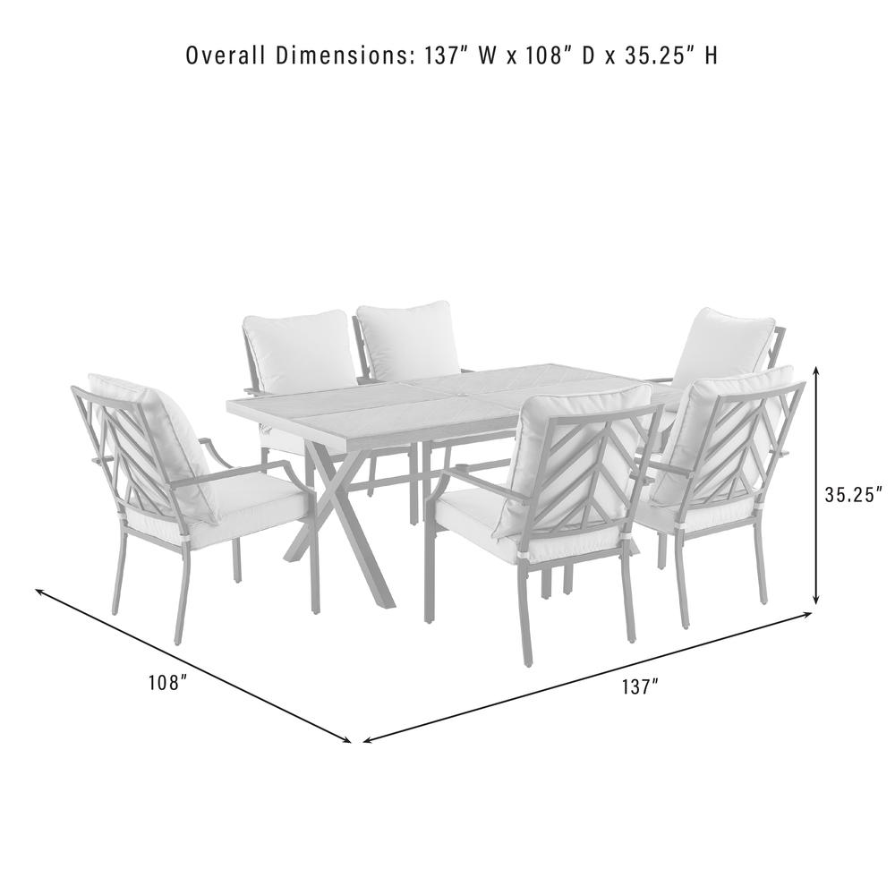 Otto 7Pc Outdoor Dining Set – Table & 6 Chairs
