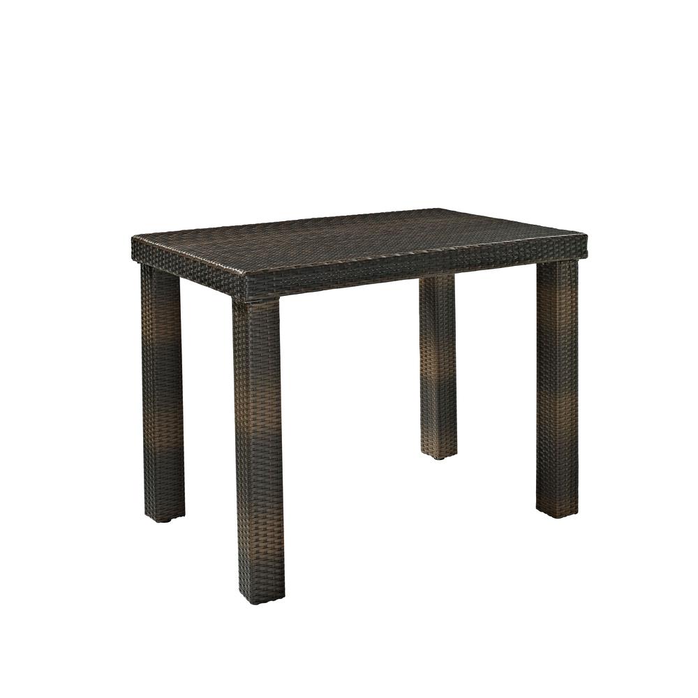 Palm Harbor 5Pc Counter Height Wicker Outdoor Dining Set – Table & 4 Stools