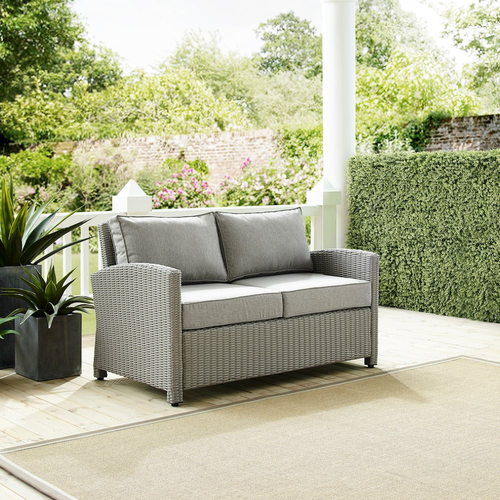 Bradenton Wicker Outdoor Loveseat