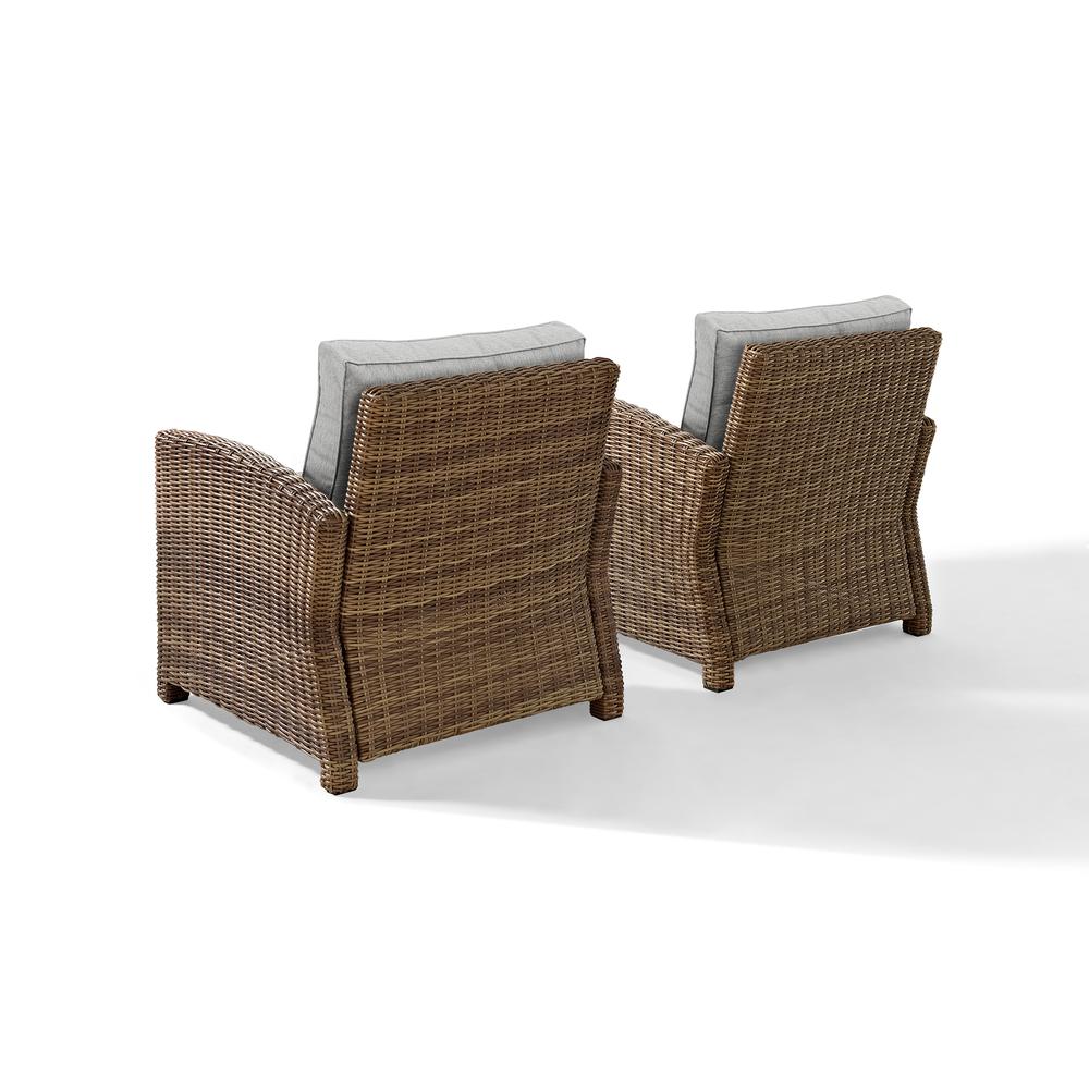 Bradenton 2Pc Wicker Outdoor Chair Set – 2 Armchairs