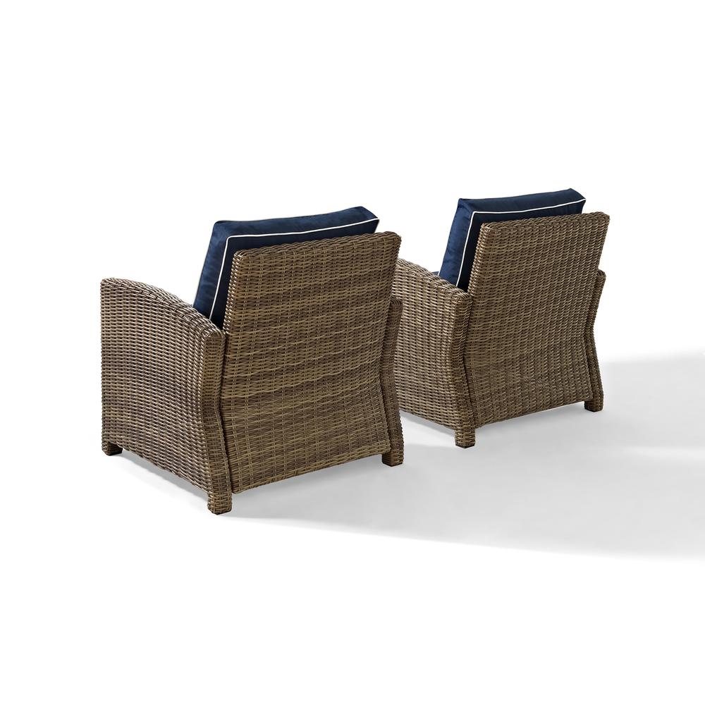 Bradenton 2Pc Wicker Outdoor Chair Set – 2 Armchairs