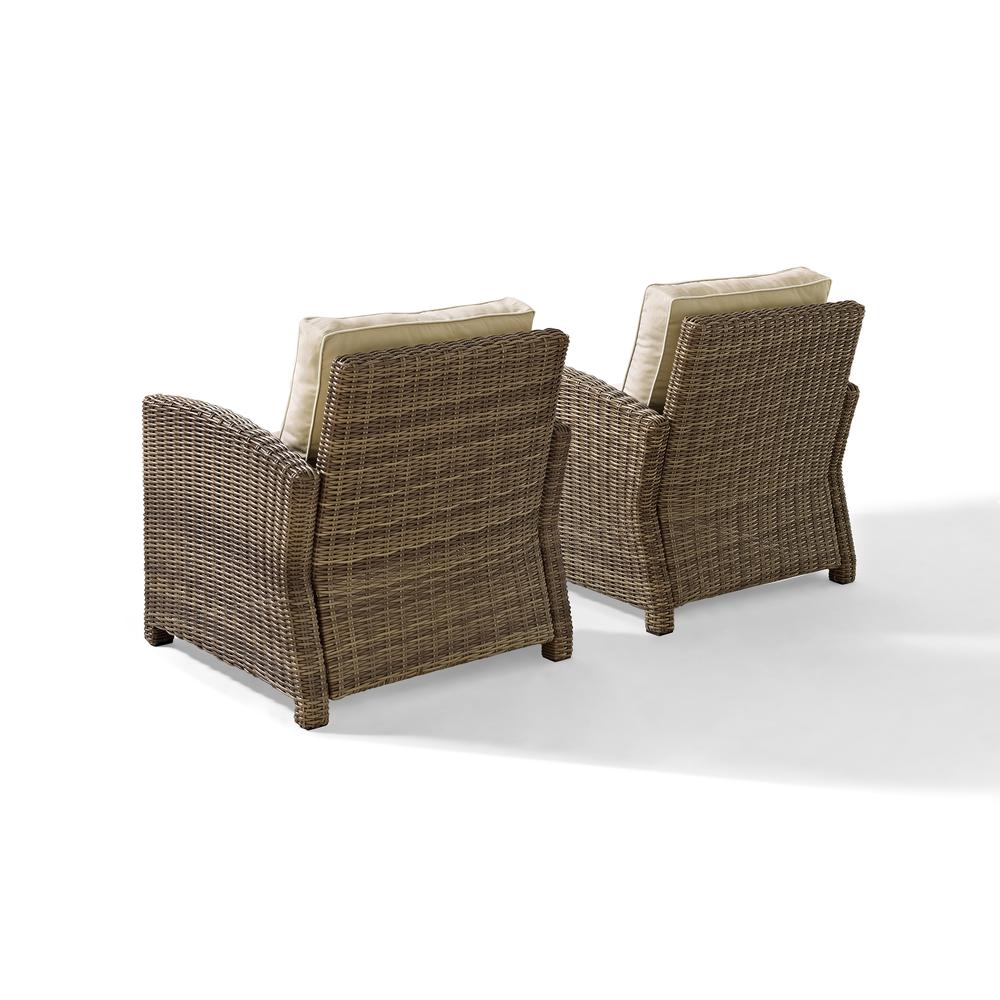 Bradenton 2Pc Wicker Outdoor Chair Set – 2 Armchairs