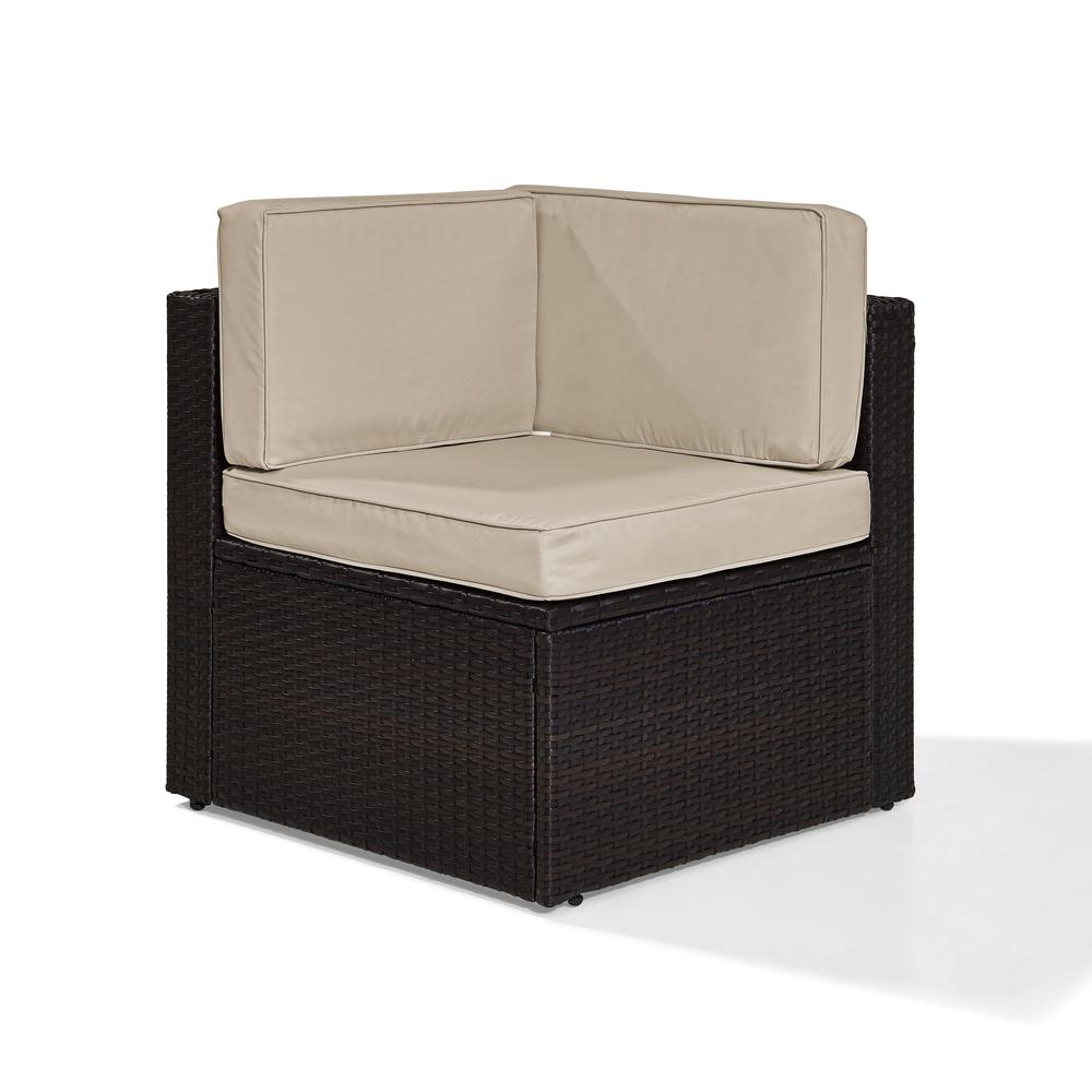 Palm Harbor Wicker Corner Outdoor Sectional Chair