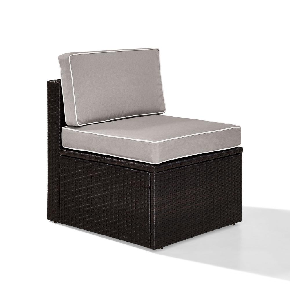 Palm Harbor Wicker Armless Outdoor Sectional Chair