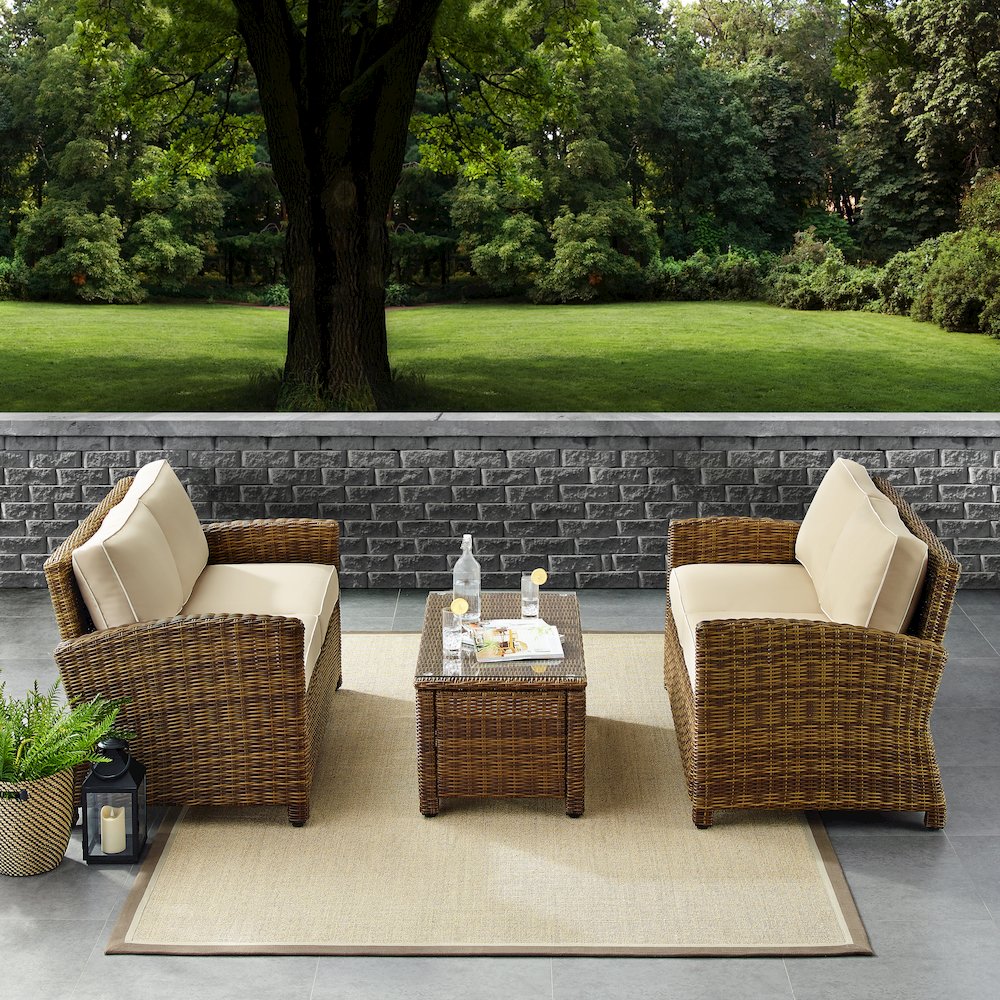 Coffee Table & 2 Loveseats