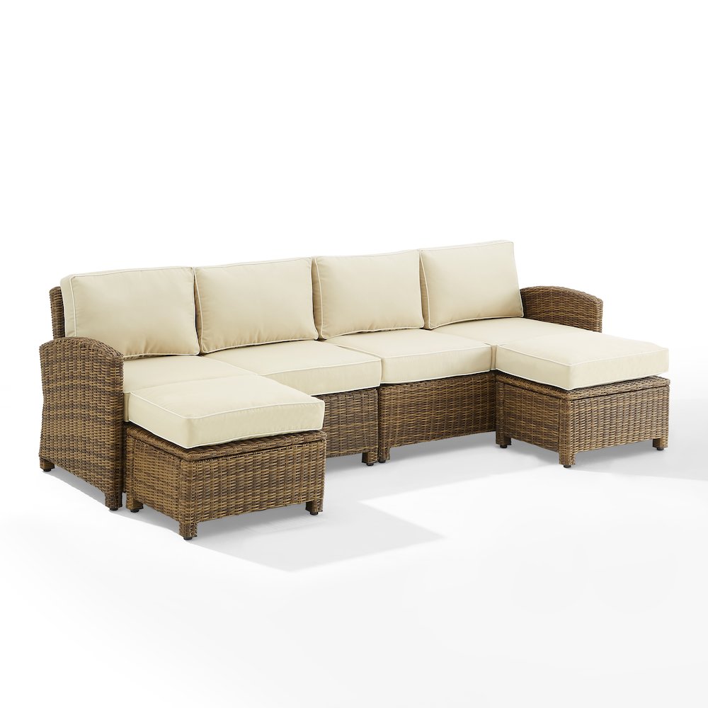Bradenton 4Pc Outdoor Sectional Furniture Set