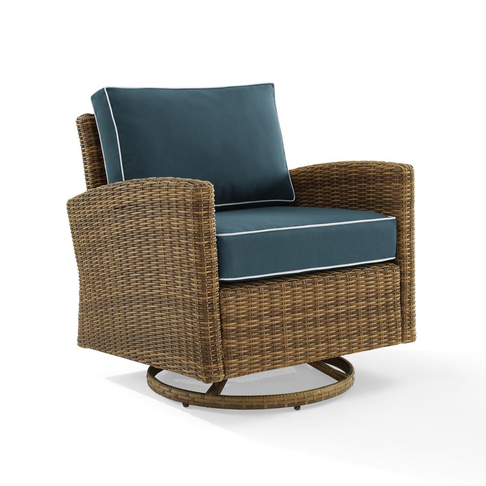 Bradenton Wicker Swivel Rocker Outdoor Chair