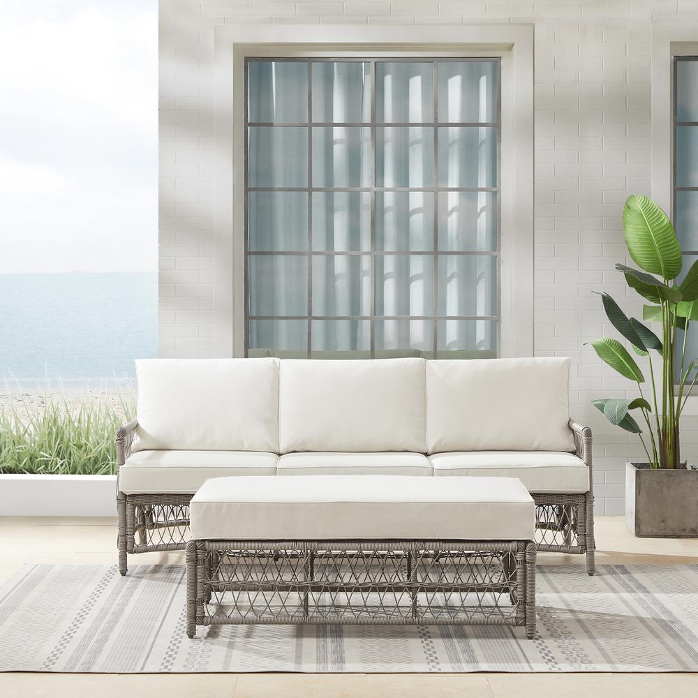 Thatcher 2Pc Outdoor Sofa Patio Furniture Set