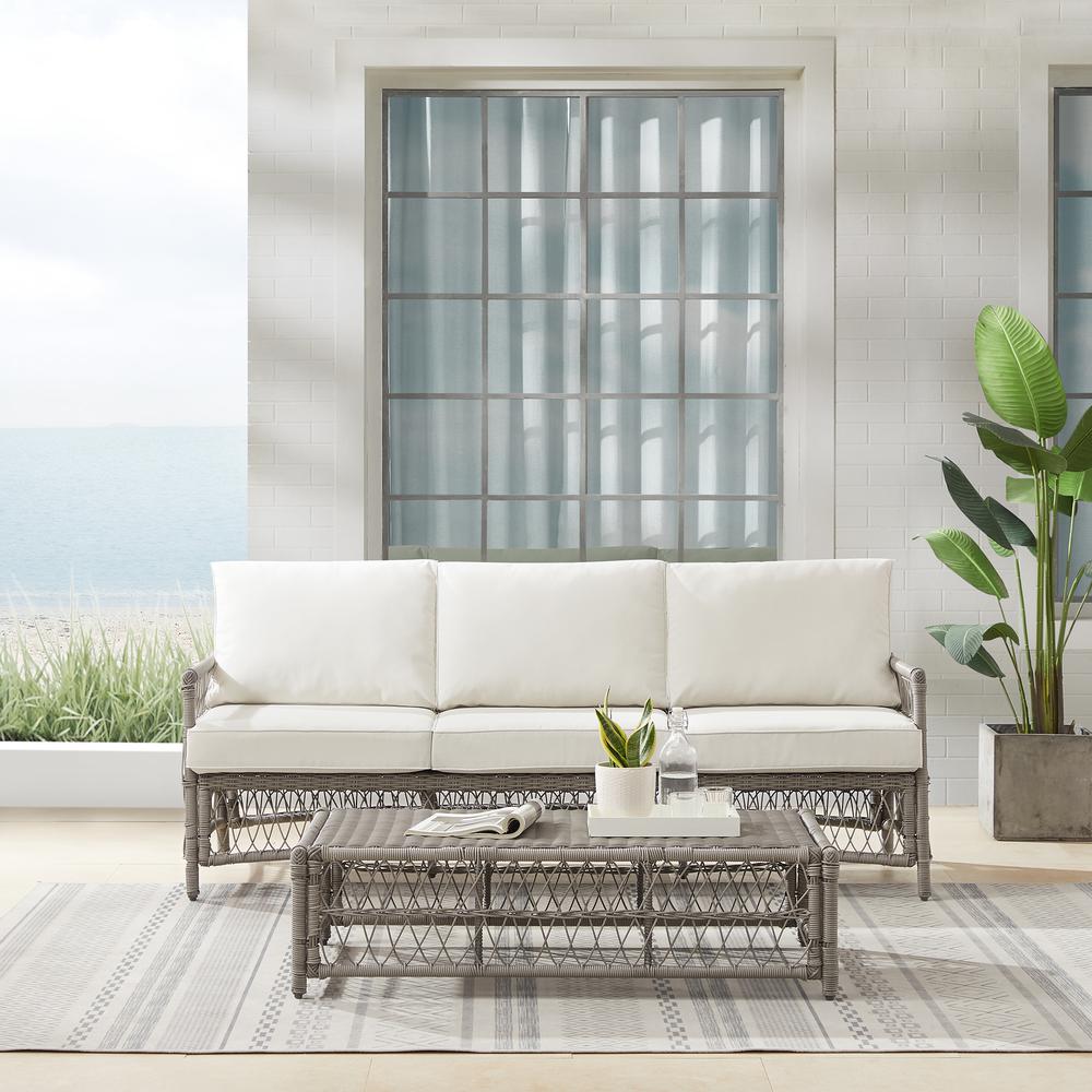 Thatcher 2Pc Outdoor Sofa Patio Furniture Set