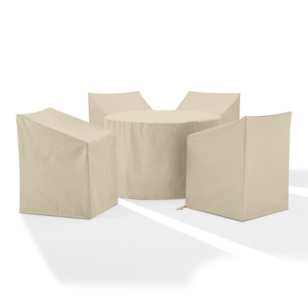 5Pc Outdoor Dining Furniture Cover Set