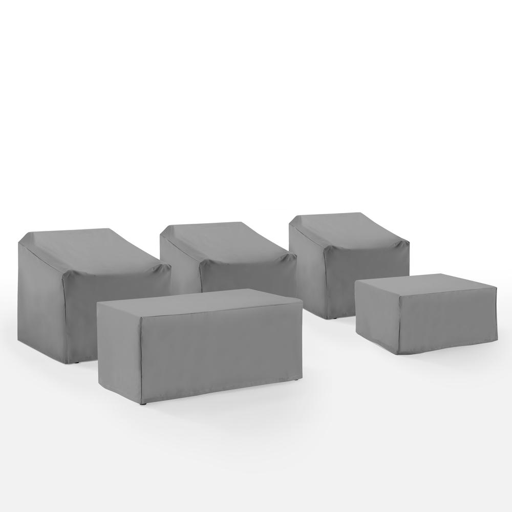 5Pc Outdoor Furniture Cover Set
