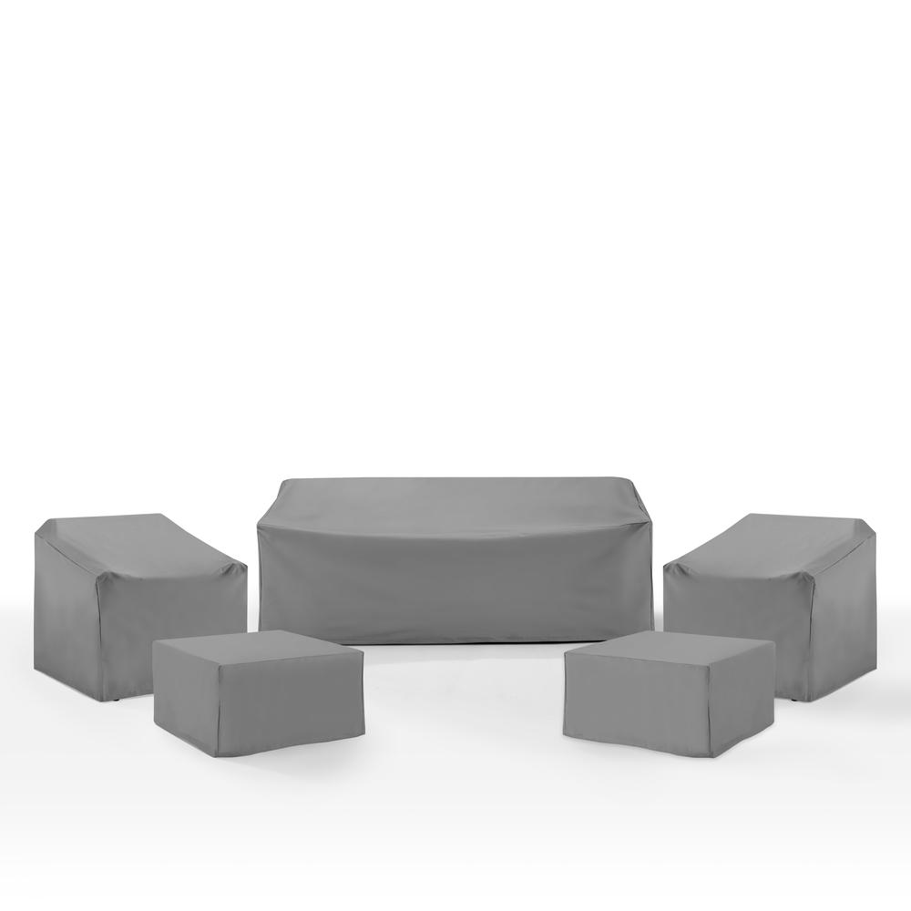 5Pc Outdoor Furniture Cover Set – 2 Chair