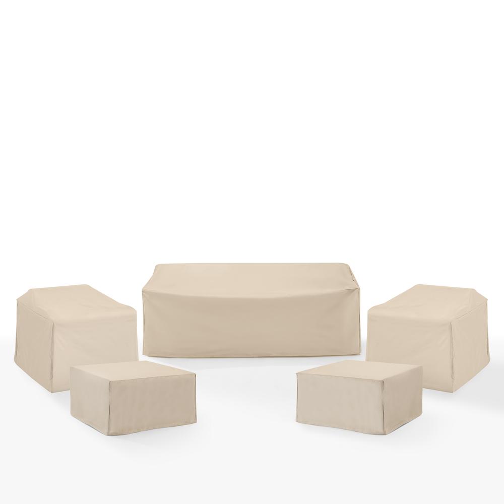 5Pc Outdoor Furniture Cover Set – 2 Chair