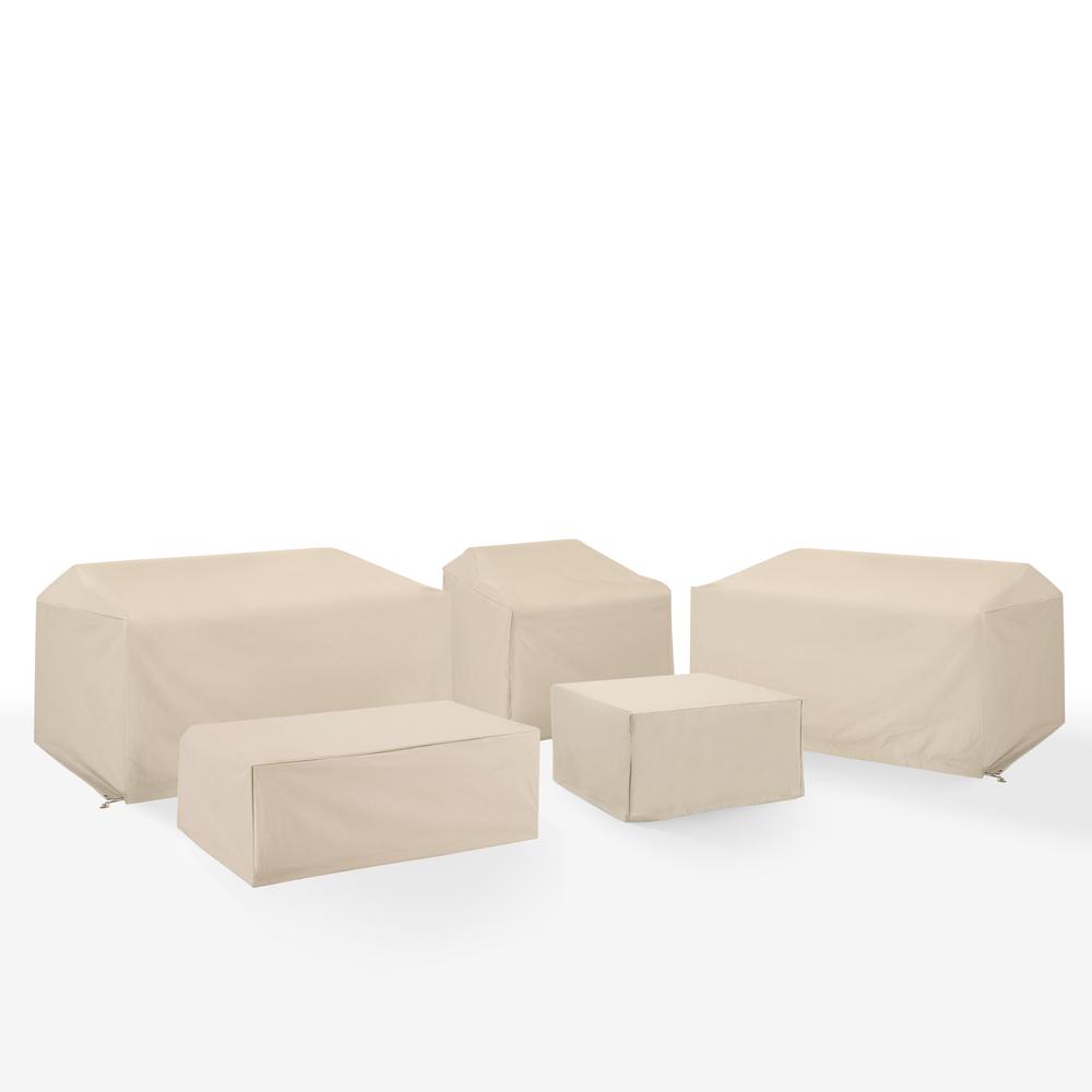 5Pc Outdoor Furniture Cover Set
