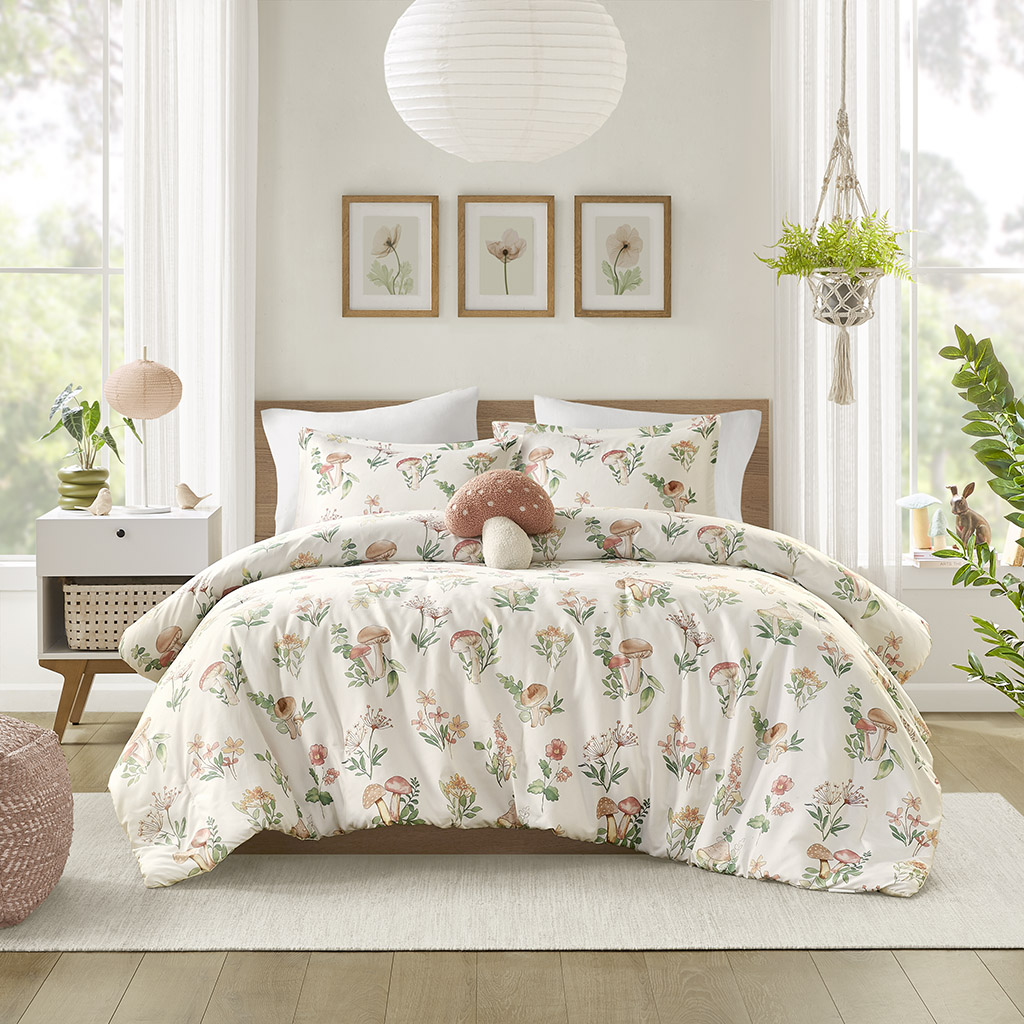 Gwen Mushroom Garden Comforter Set