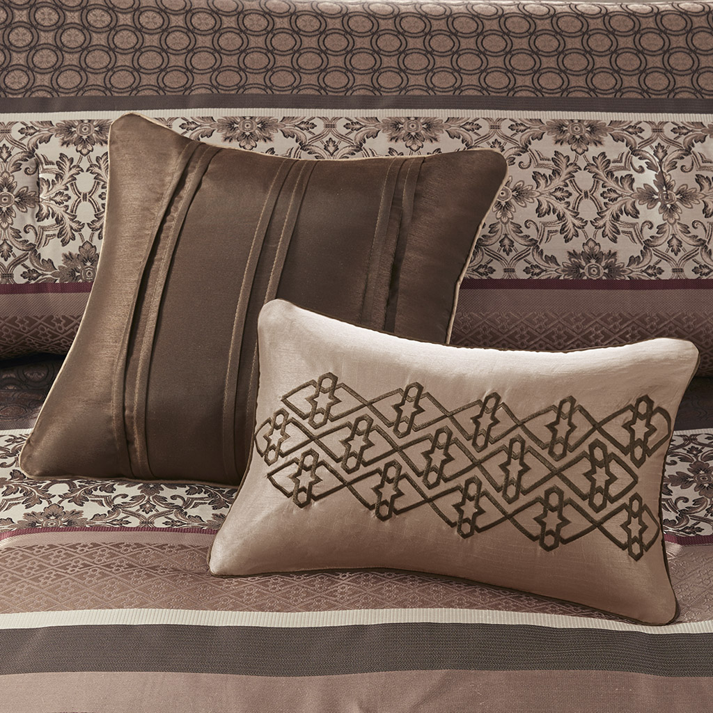 Princeton 7 Piece Jacquard Comforter Set