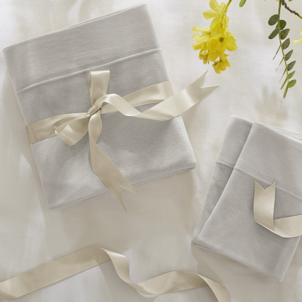 Cotton Blend Jersey Knit All Season Sheet Set