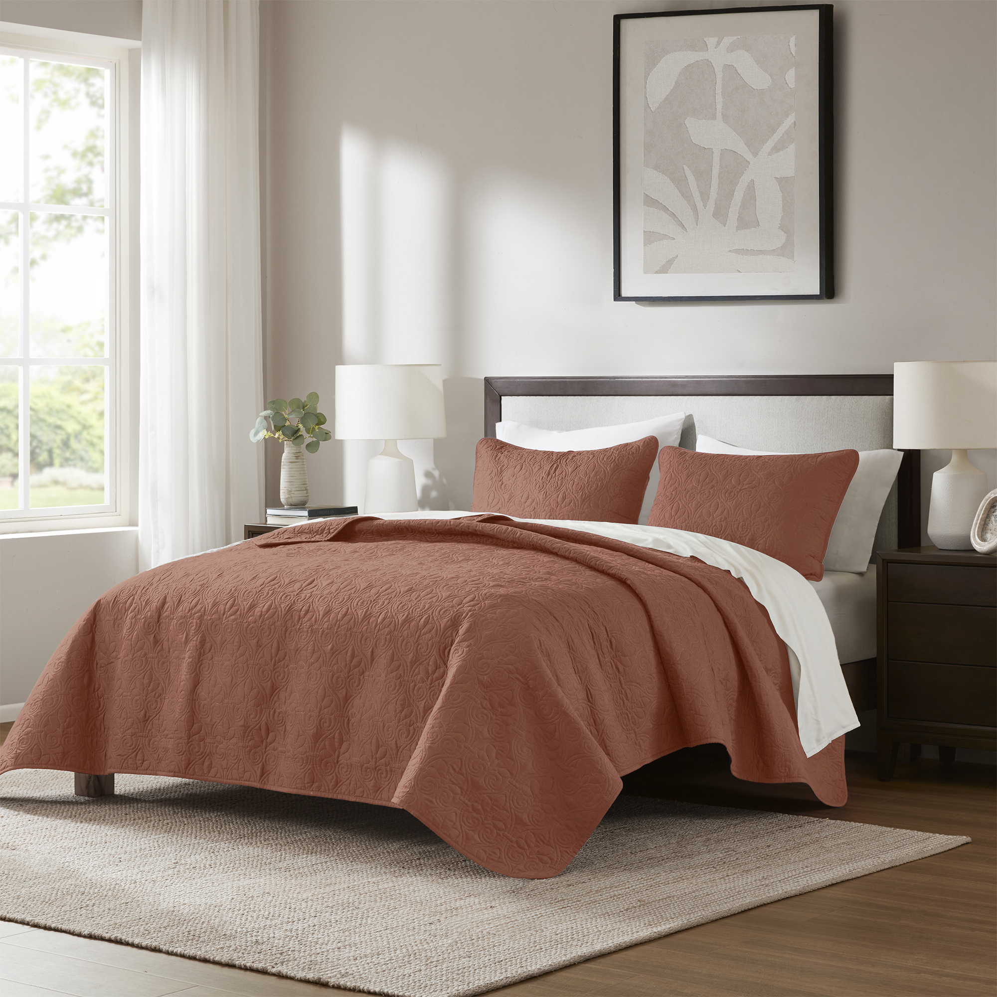Quebec Reversible Quilt Set