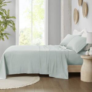 300 Thread Count 100% Organic Cotton Deep Pocket Sheet Set from Madison Park in  Aqua. 300 Thread Count 100% Organic Cotton Deep Pocket Sheet Set from Madison Park in  Aqua. 300 Thread Count 100% Organic Cotton Deep Pocket Sheet Set from Madison Park in  Aqua. 300 Thread Count 100% Organic Cotton Deep Pocket Sheet Set from Madison Park in  Aqua. 300 Thread Count 100% Organic Cotton Deep Pocket Sheet Set from Madison Park in  Aqua.