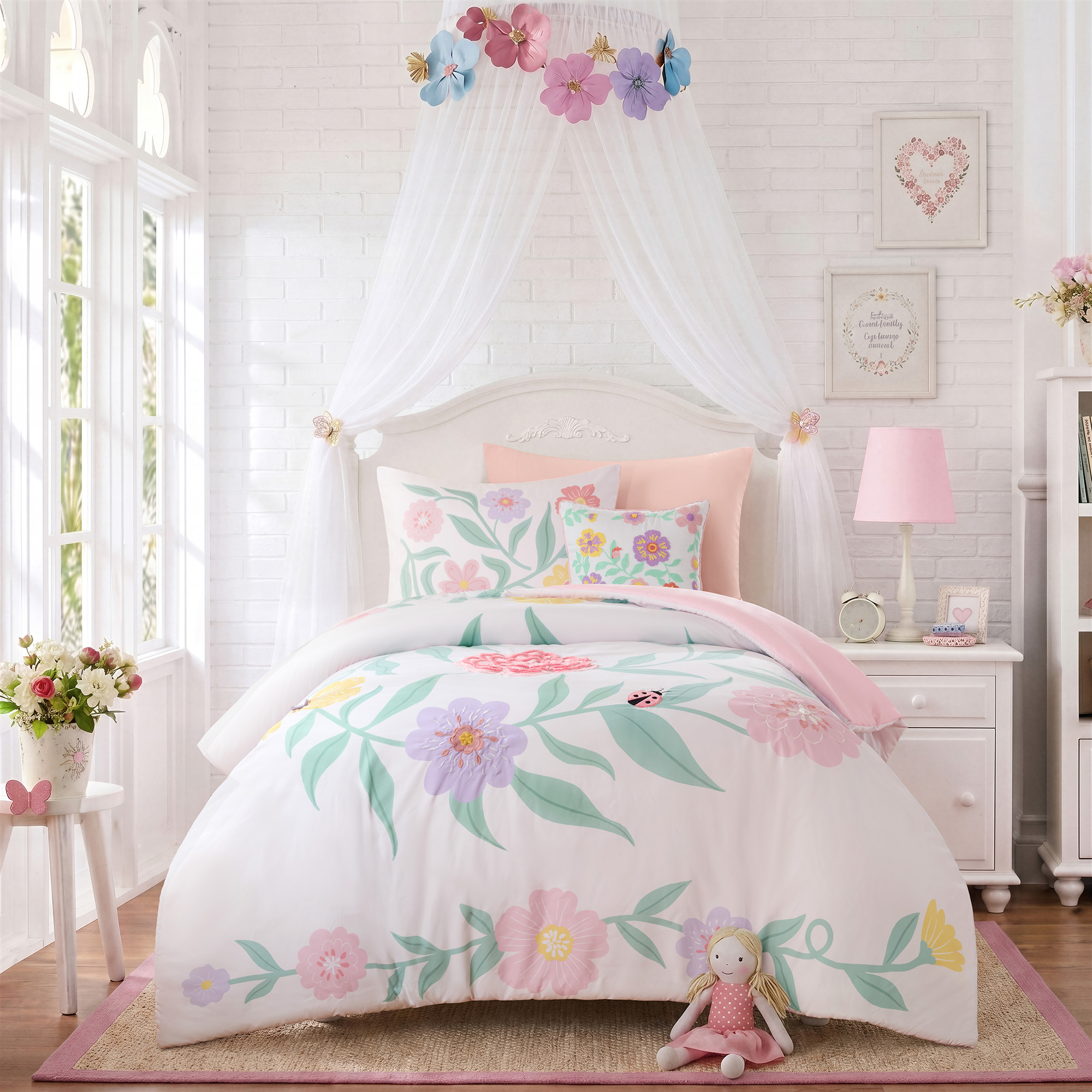 Floral Comforter Set