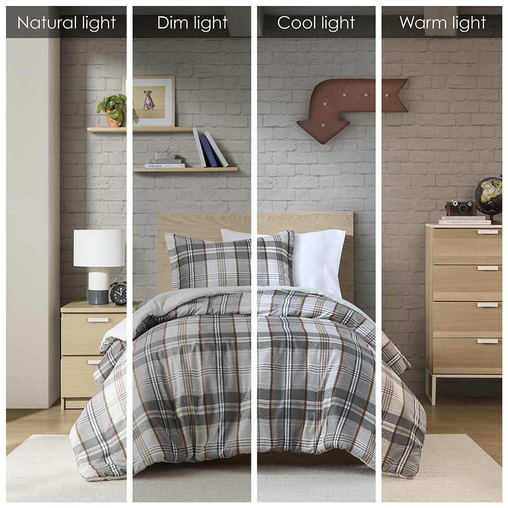 Blake Plaid Duvet Cover Set