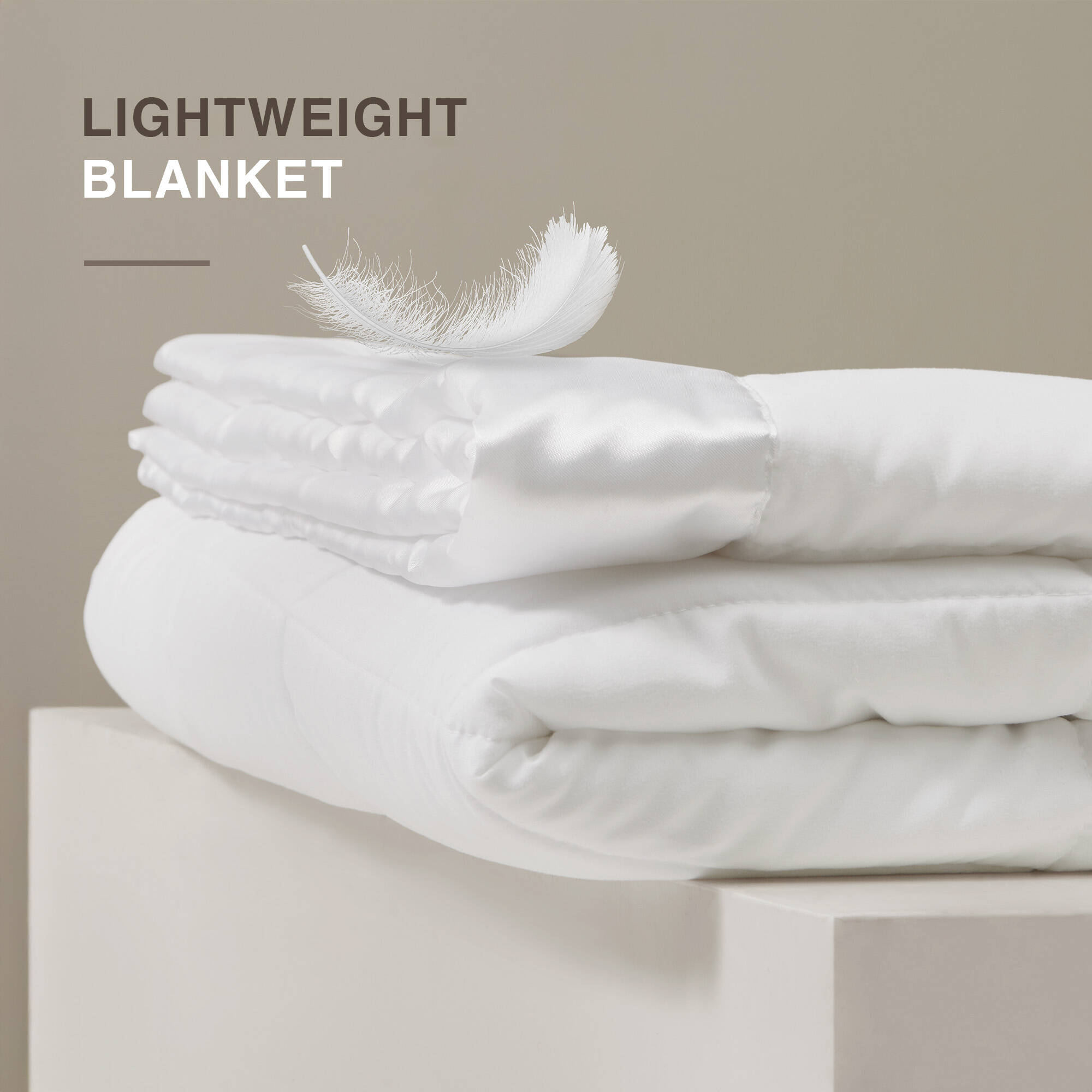 Windom Lightweight Down Alternative Blanket with Satin Trim