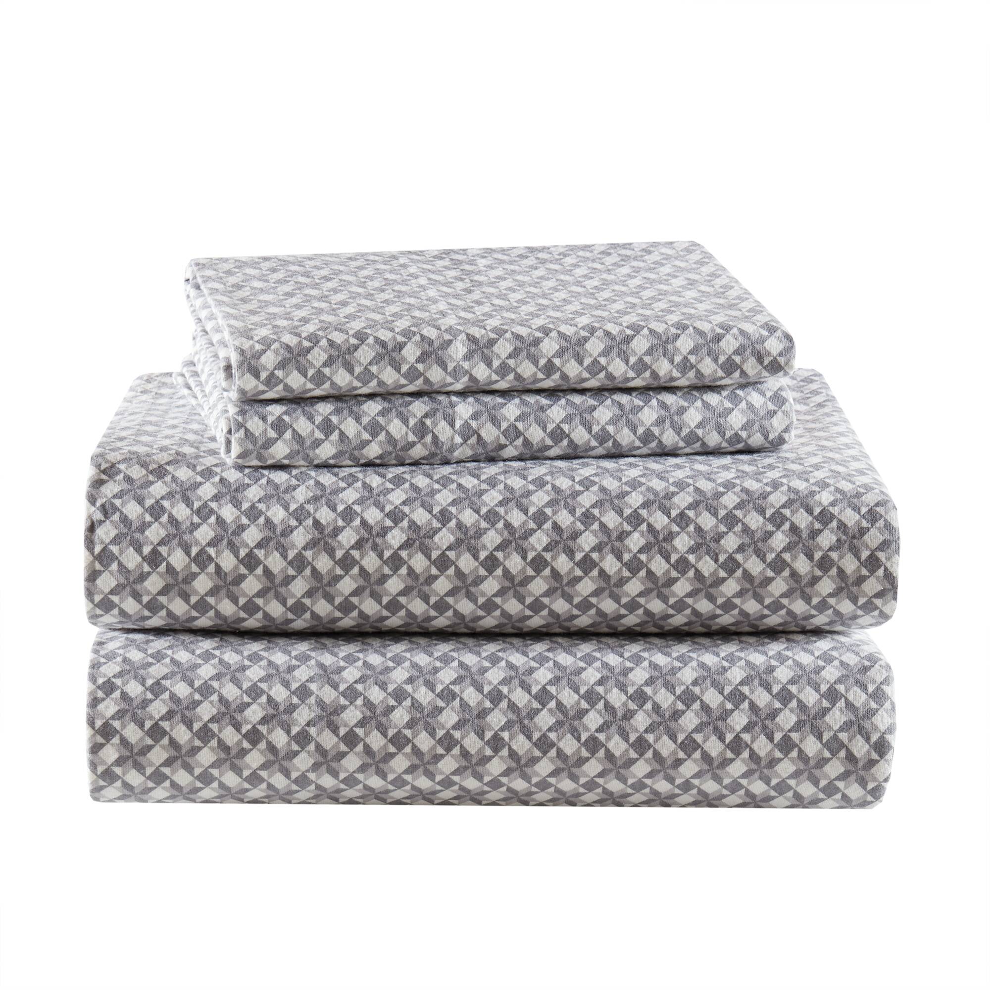 Cozy Cotton Flannel Printed Sheet Set