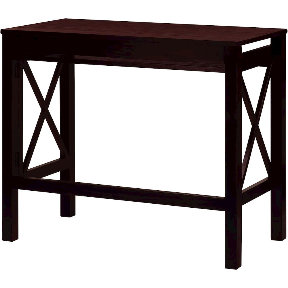 Montego Folding Desk with Pull-Out-Espresso
