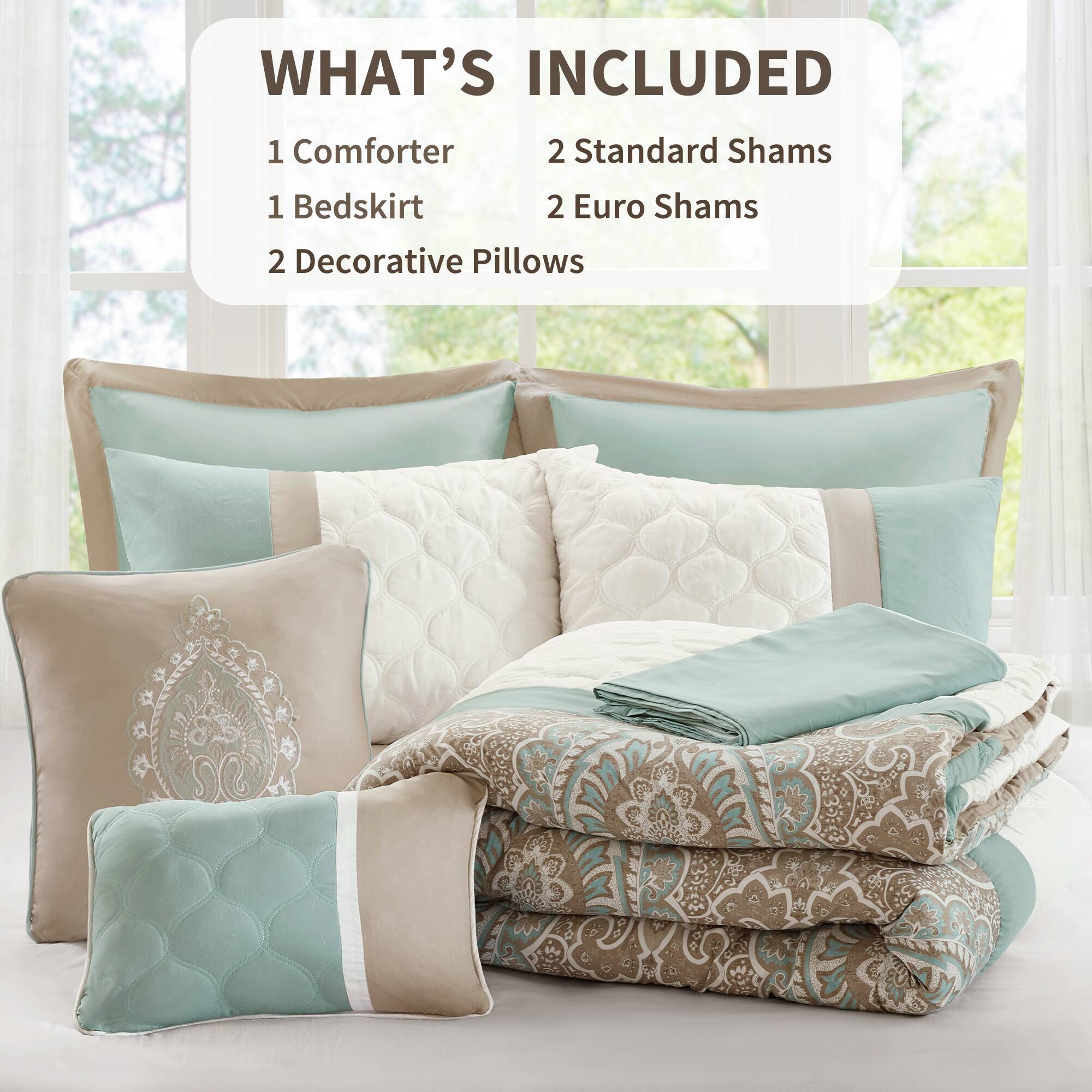 Shawnee 8 Piece Comforter Set