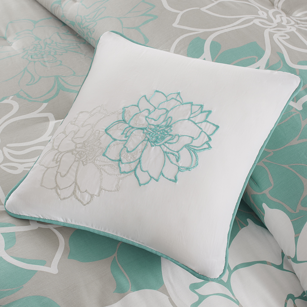 Lola Printed Cotton Sateen Comforter Set