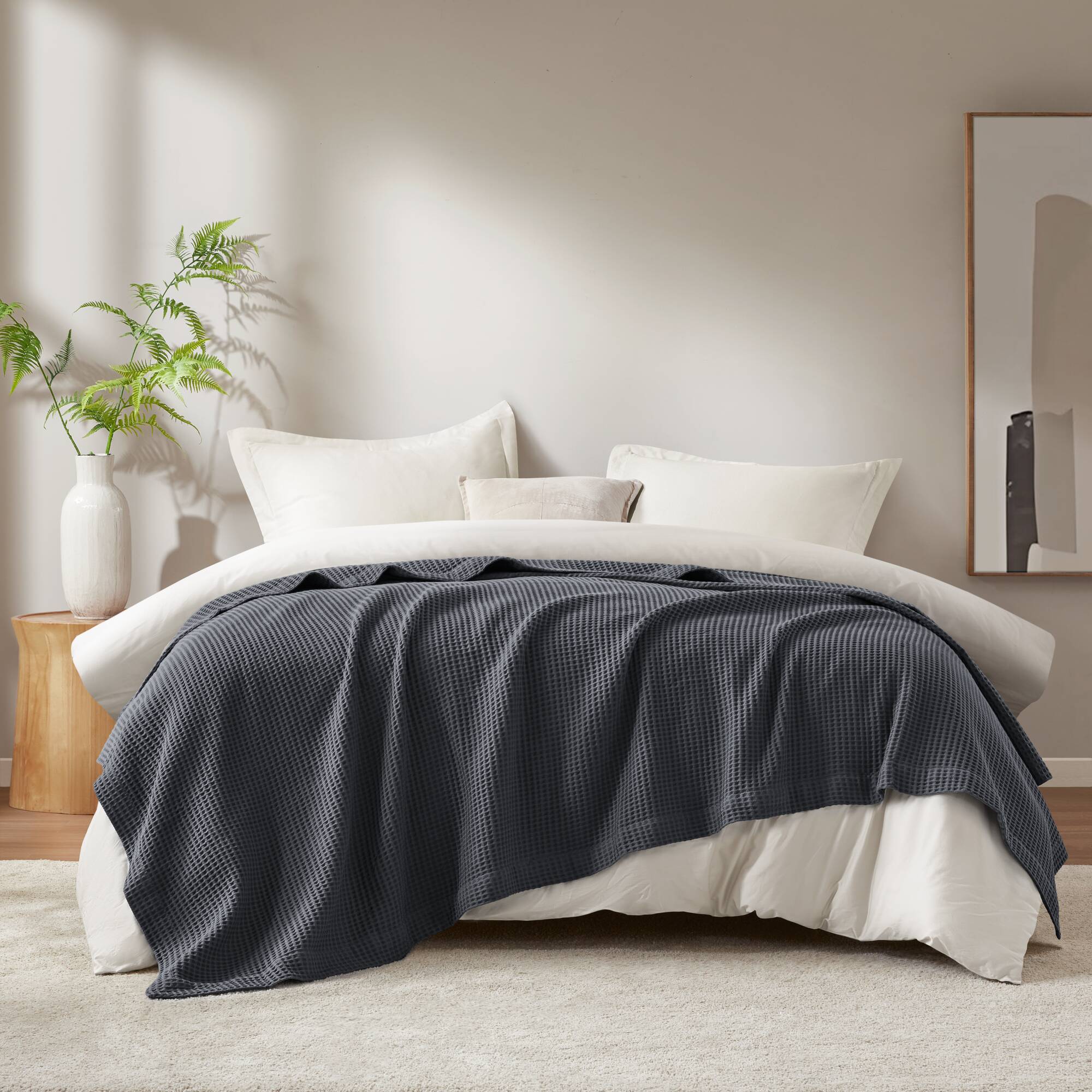 Waffle Weave Cotton Blanket