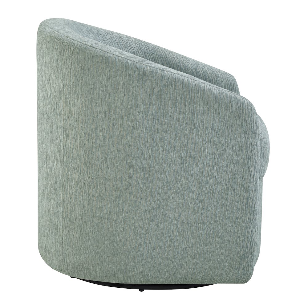 Bella Swivel Chair in Mist Fabric