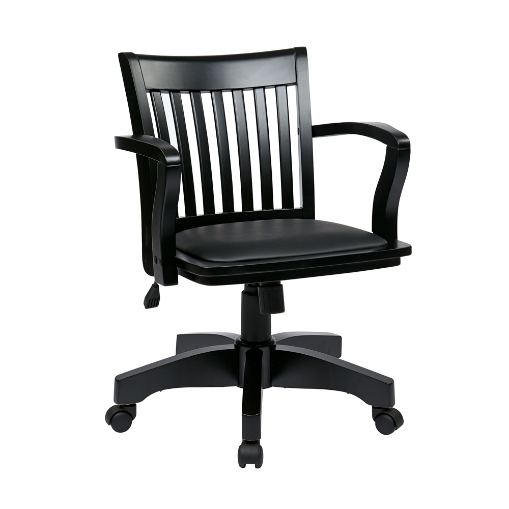 Deluxe Wood Banker’s Chair