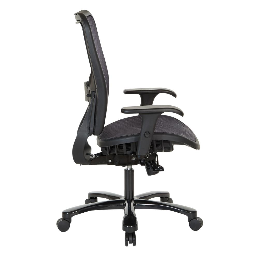 Air Grid Seat and Back Big & Tall Ergonomic Chair with Height Adjustable Lumbar Support