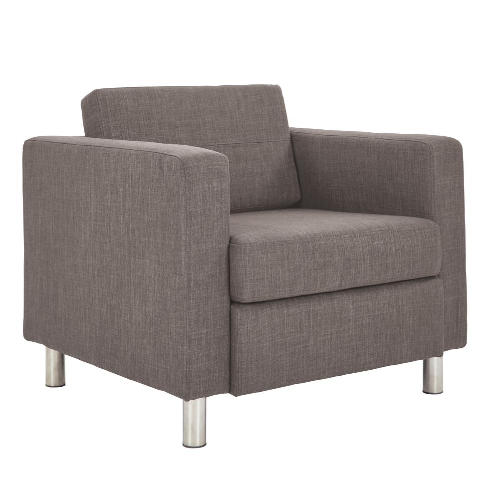 Pacific Armchair In Cement Fabric