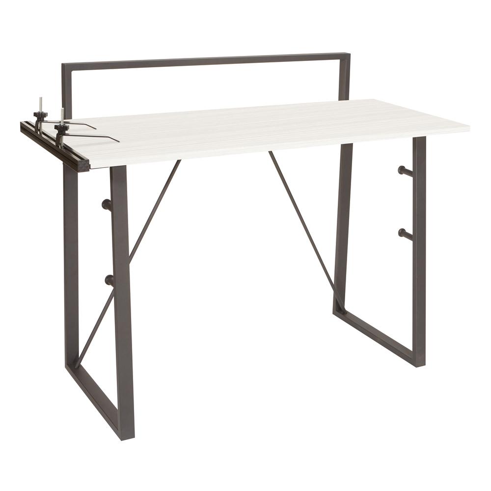 Tinker Desk in Light Grey Finish