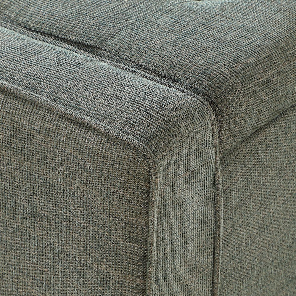 Bethwin Storage Bench with Spruce Fabric