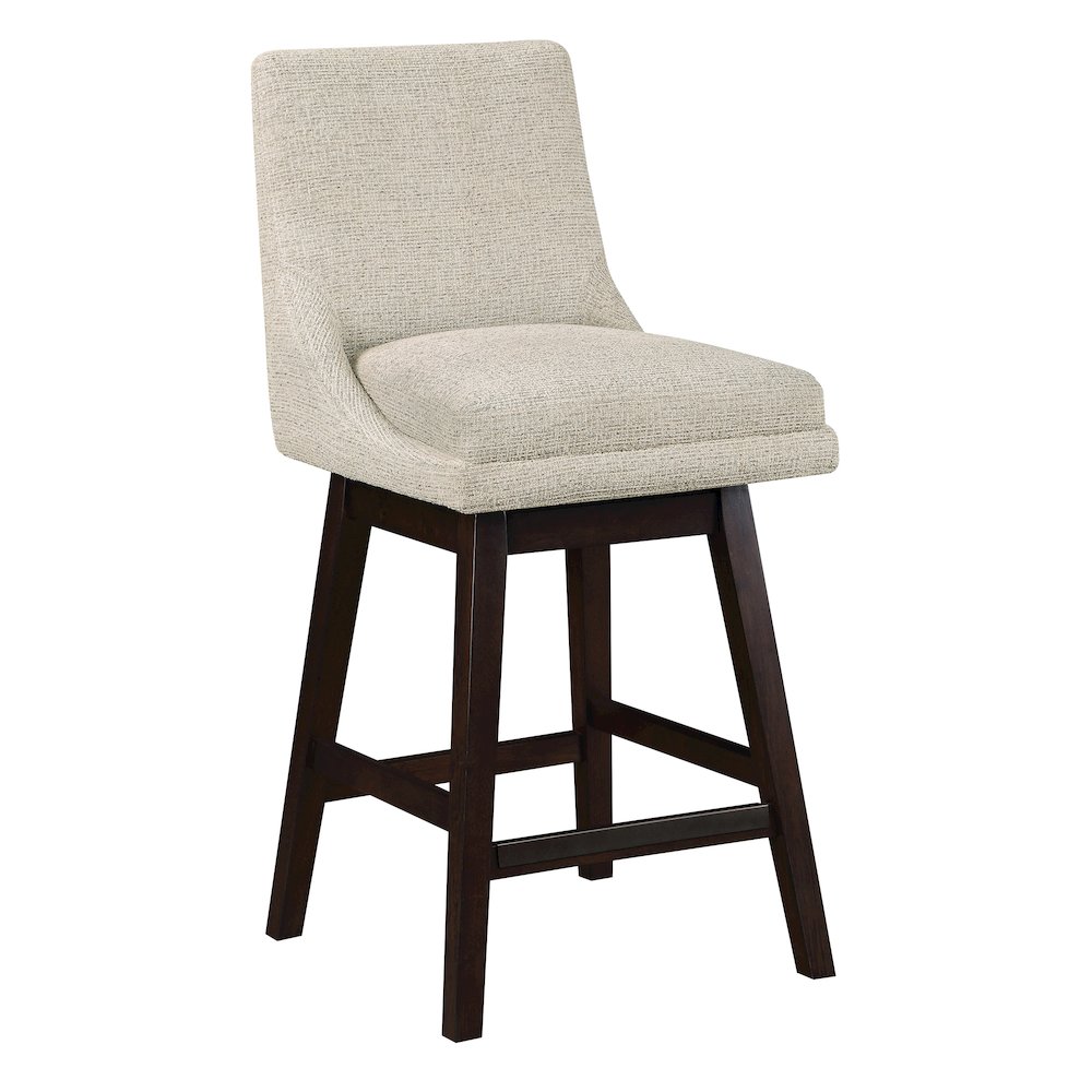 2 Per Carton Chilton 26″ Swivel Counter Stool in Sanchez Cement Fabric