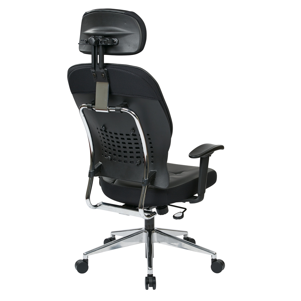 Black Bonded Leather Managers Chair