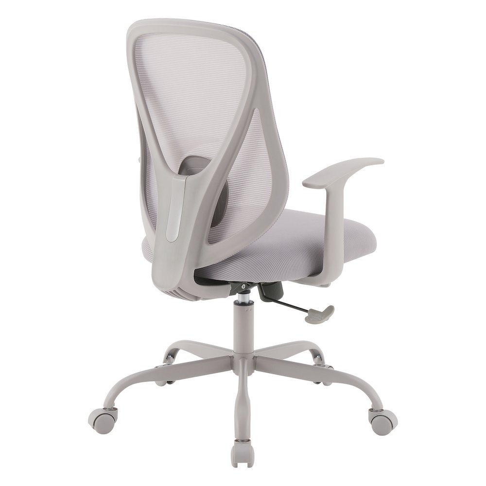 Grey Mesh Back with Grey Fabric Seat Manager’s Chair