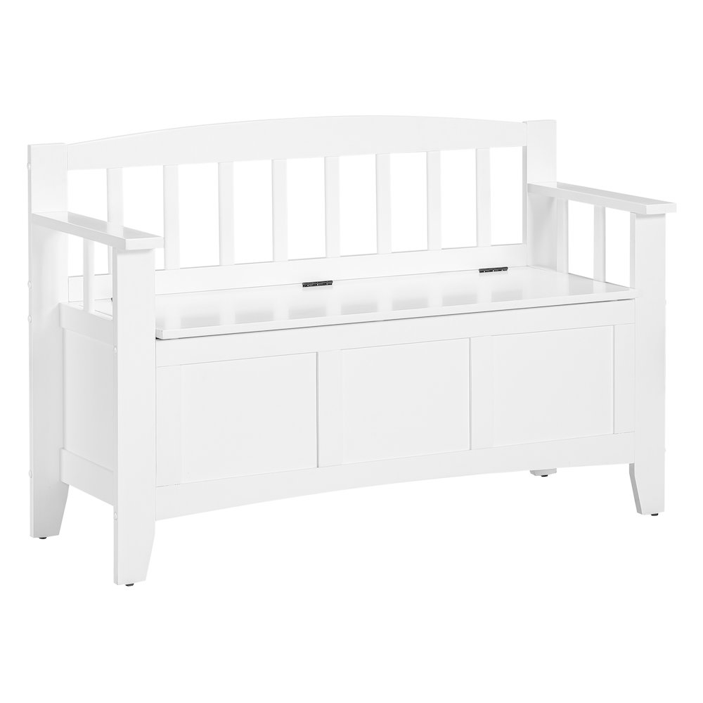 Metro Entry Way Bench with Sierra Snow White finish