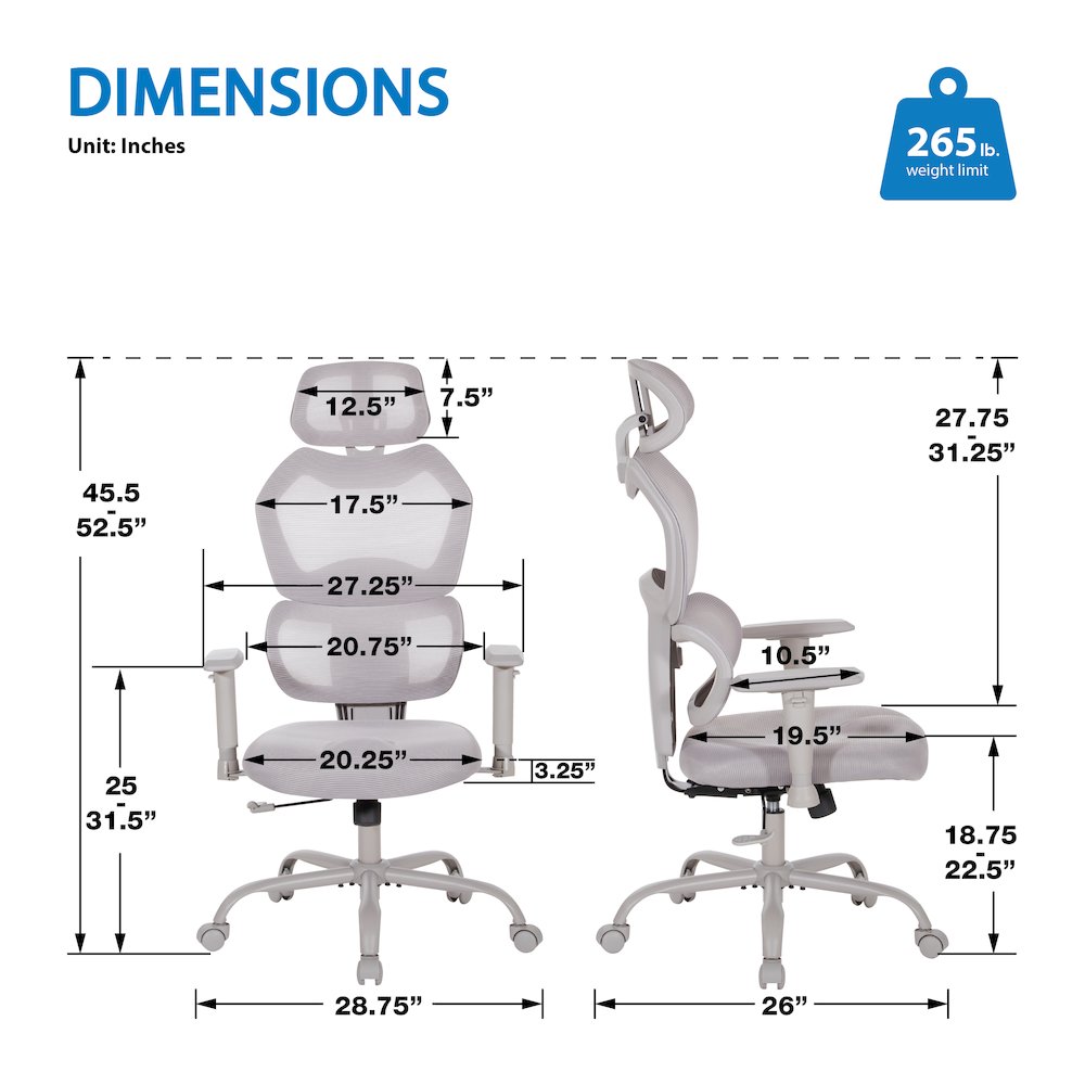 Height Adjustable Arms