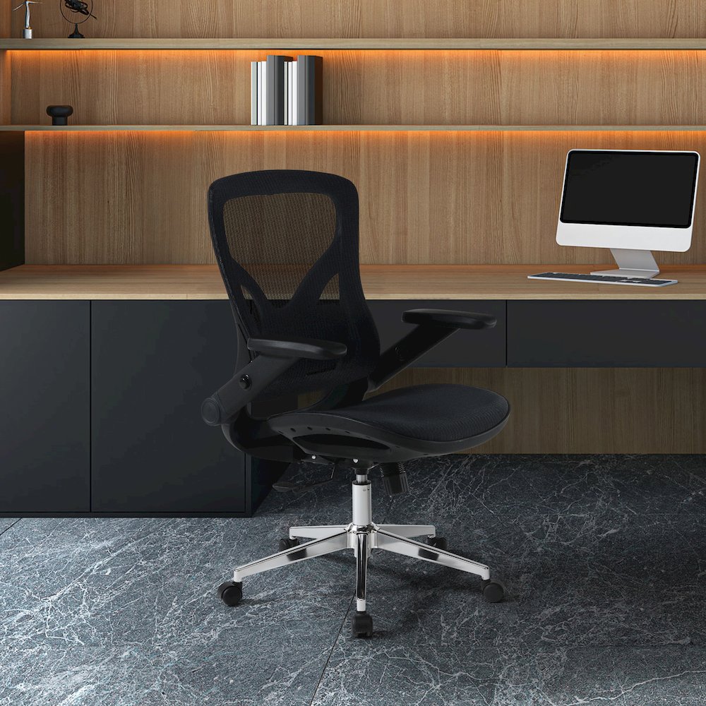 PU-Padded Adjustable 4D Flip Arms